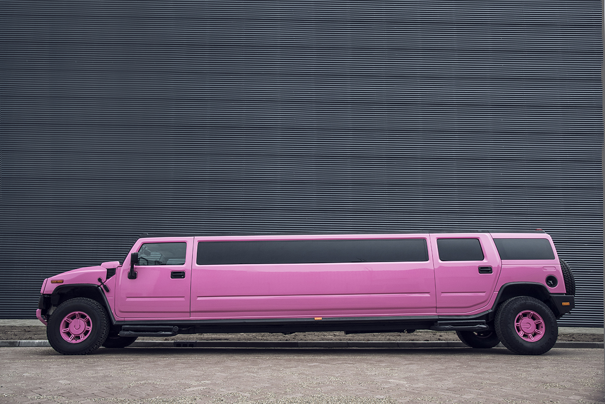 Roze Hummer limousine Hummer limousine roze huren?