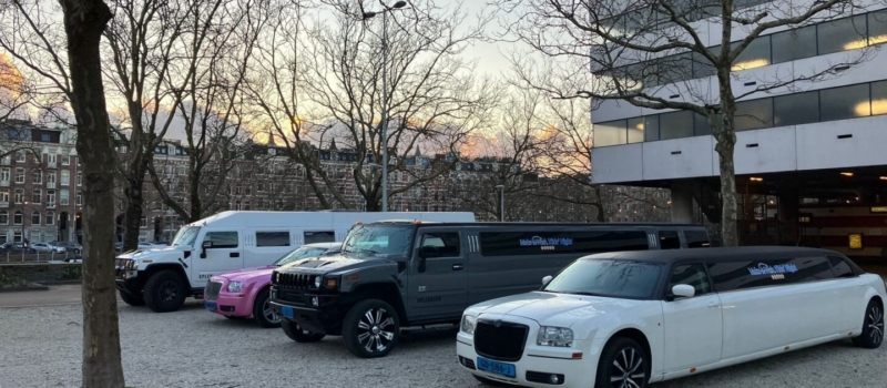 Limousines geparkeerd in Breda
